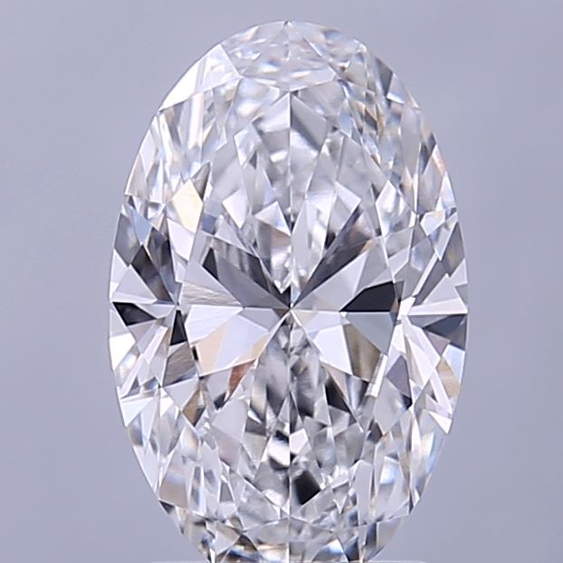 2.10 ct. oval Lab Grown Diamond front image
