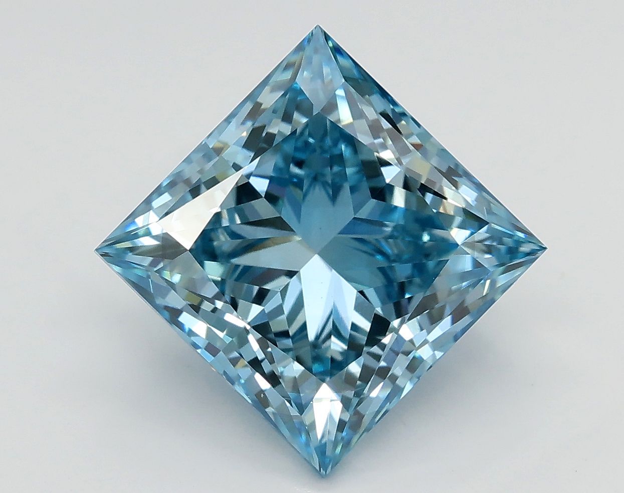 4.06 ct. princess Lab Grown Diamond front image