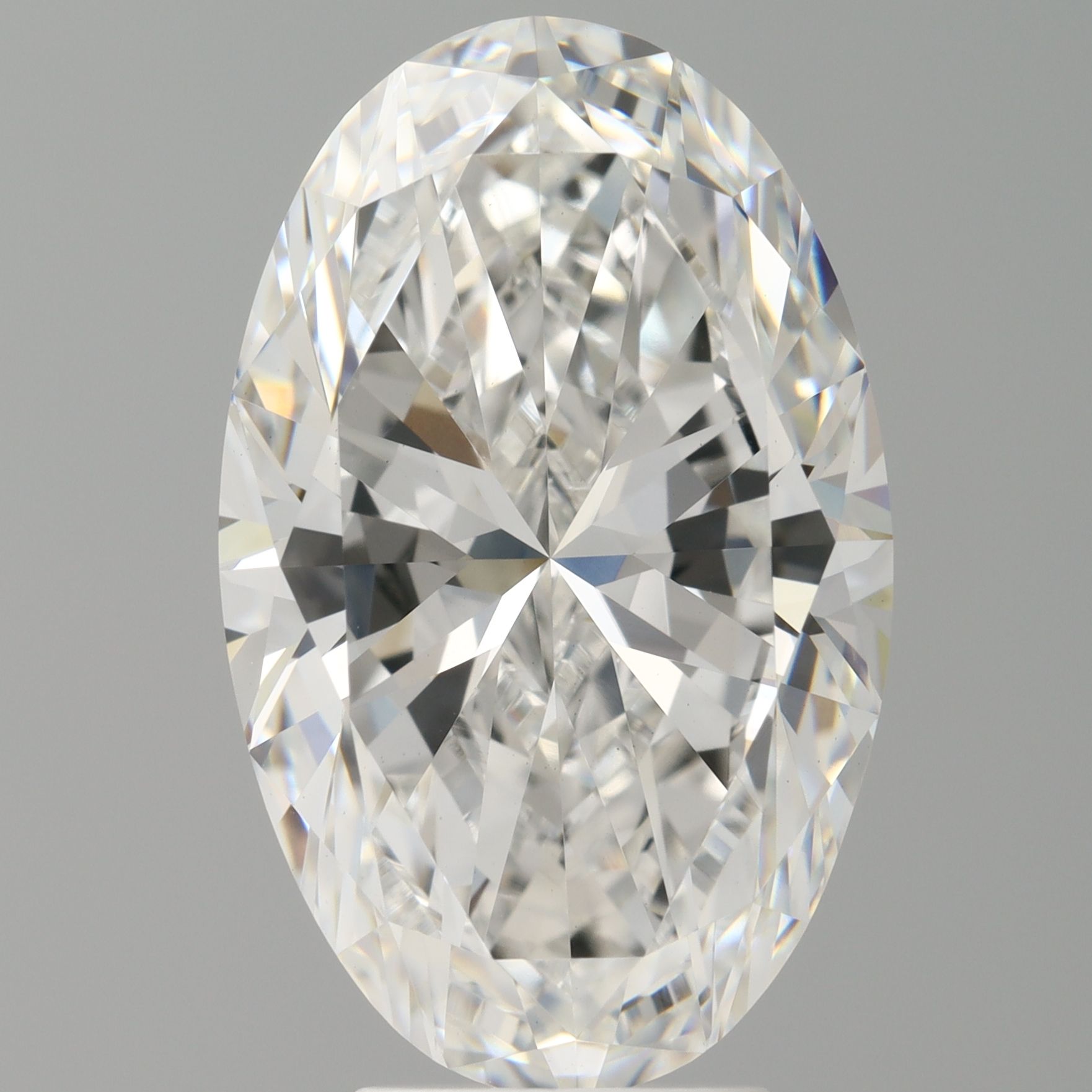 6.01 ct. oval Lab Grown Diamond front image