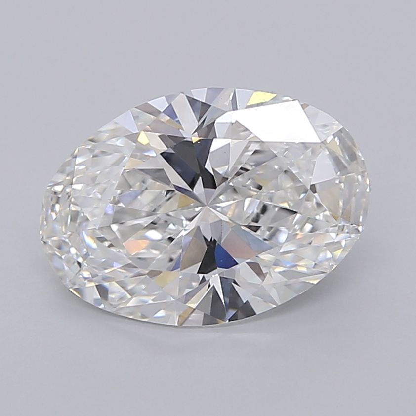 3.02 ct. oval Lab Grown Diamond front image