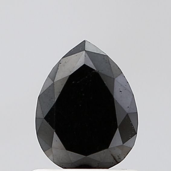 0.84 Carat Pear Diamond Black VS2
