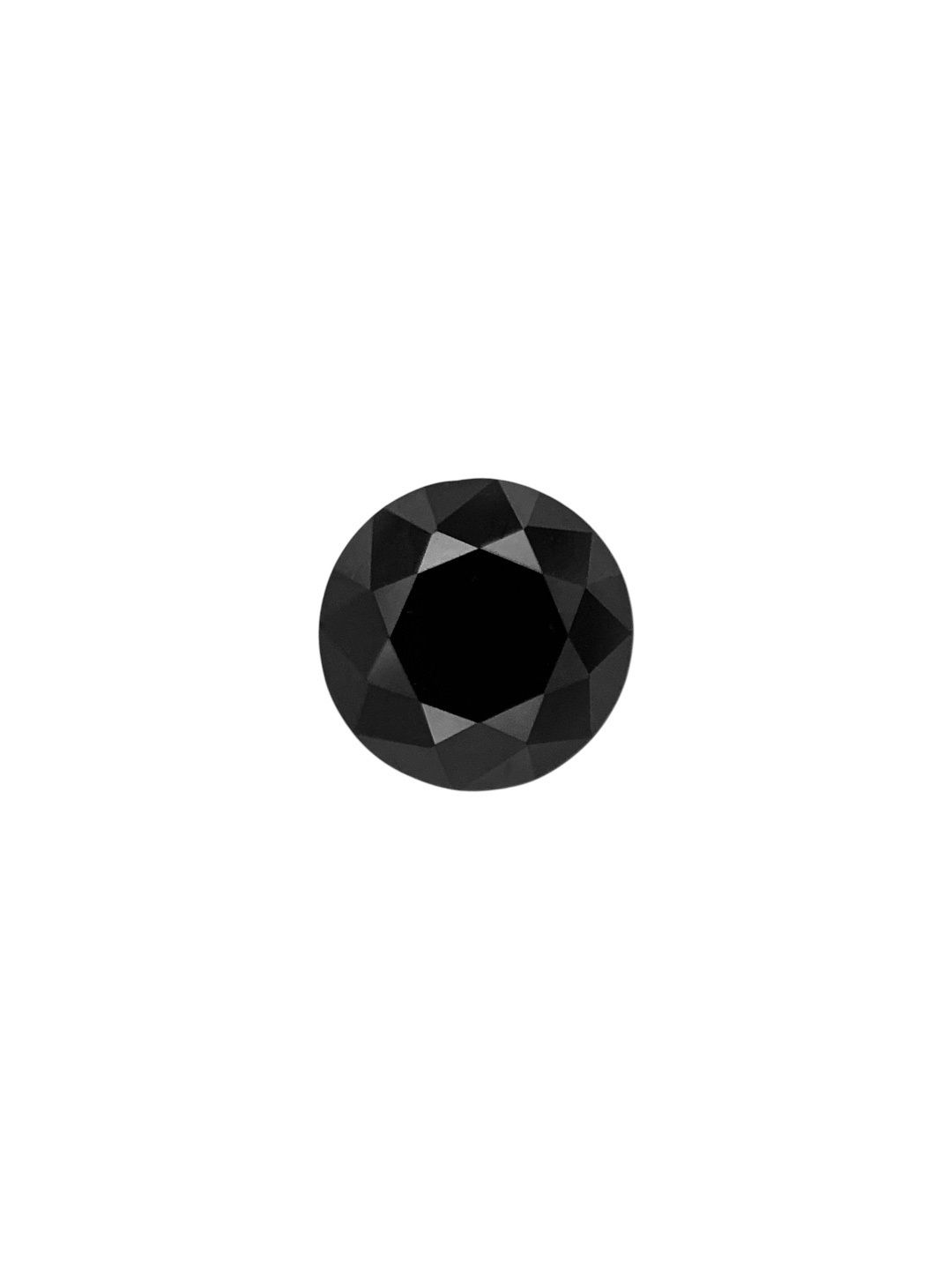 0.41 Carat Round Diamond Fancy Black VVS2