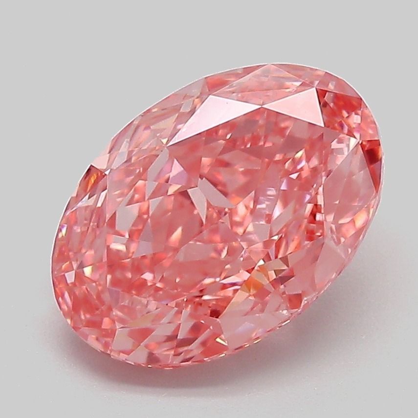 3.08 ct. oval Lab Grown Diamond front image