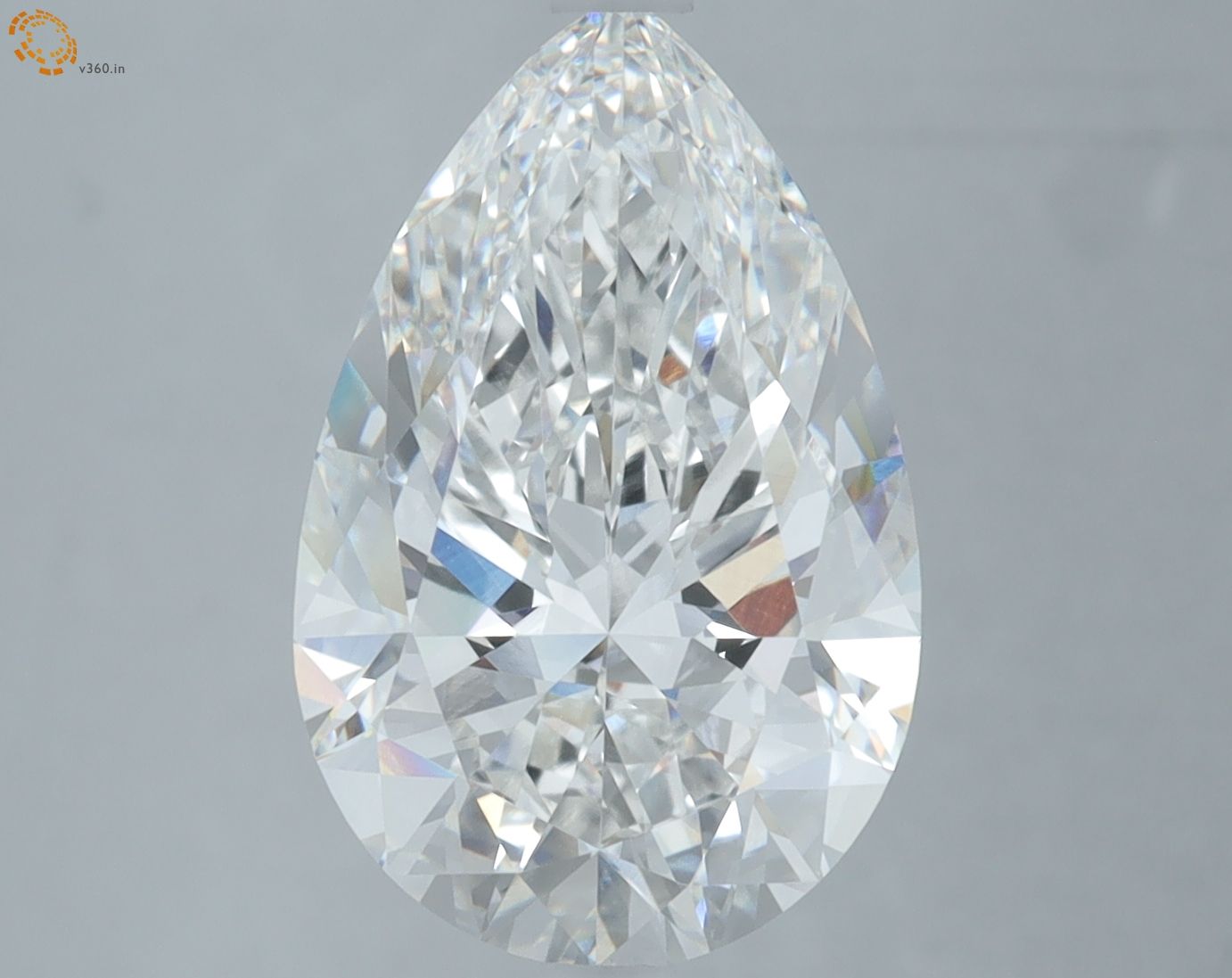 5.25 ct. pear Lab Grown Diamond front image