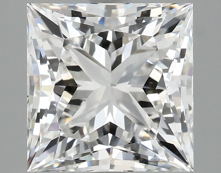4.25 ct. princess Lab Grown Diamond front image
