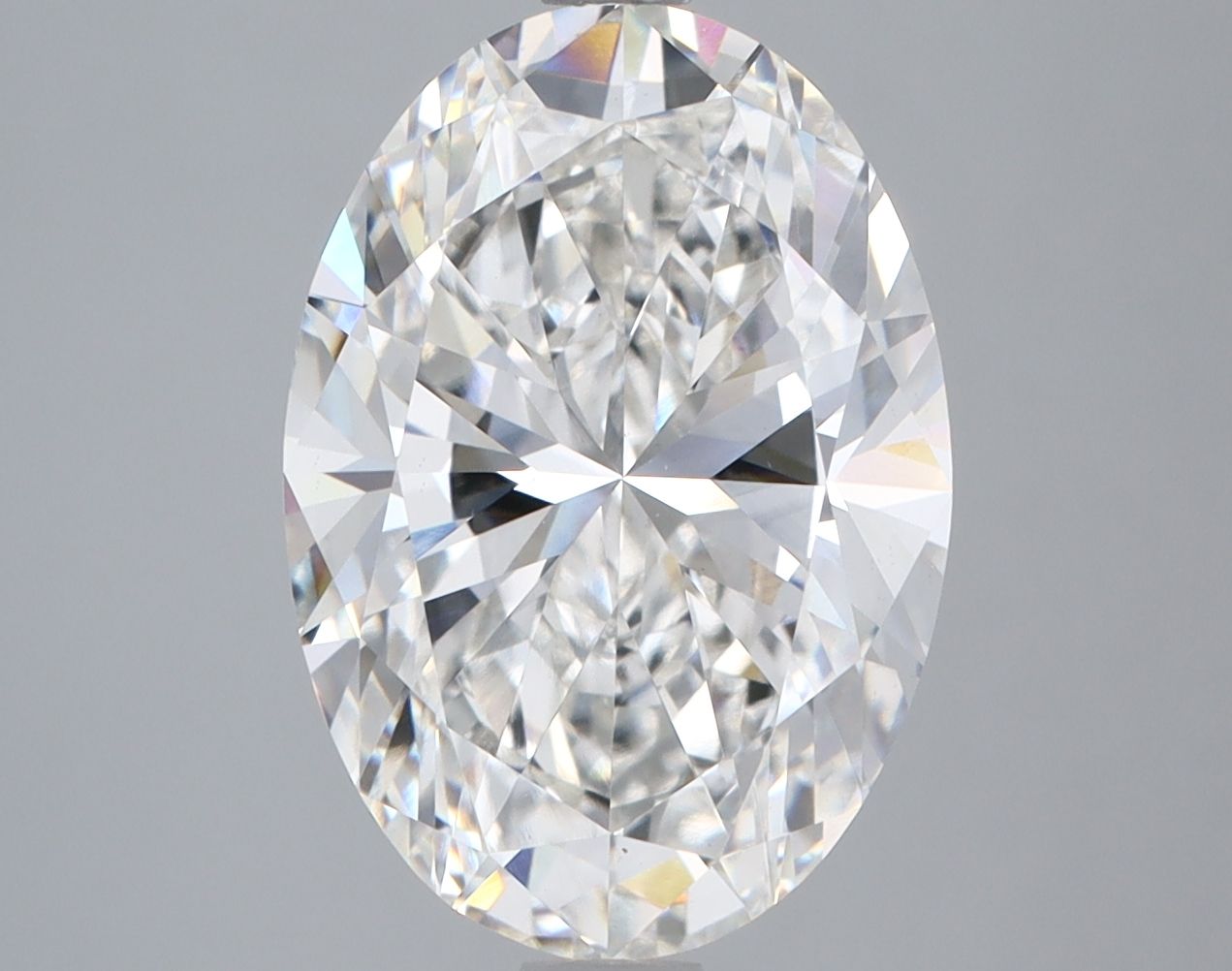 5.01 ct. oval Lab Grown Diamond front image