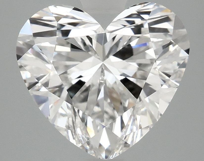 3.07 carat f VVS2 EX Cut IGI heart diamond