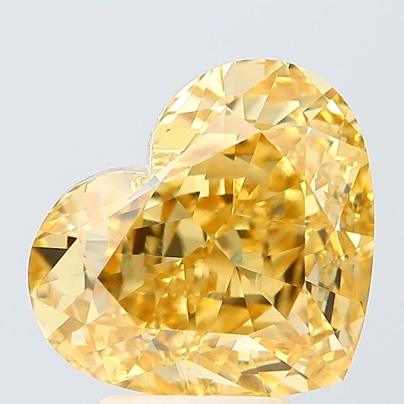 5.36 ct. heart Lab Grown Diamond front image