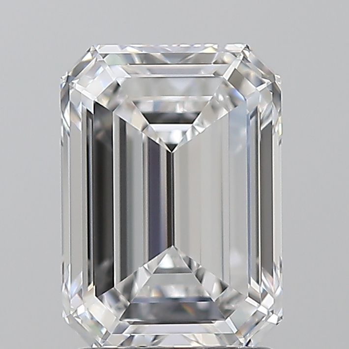 Diamant Émeraude 2.02 ct - Couleur D - Pureté VVS1