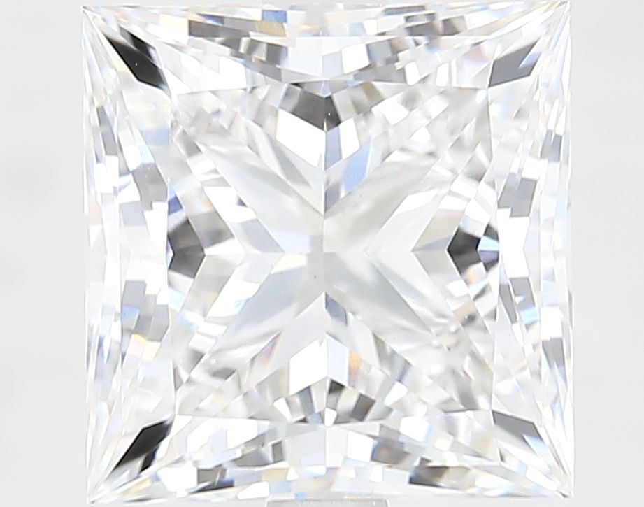 4.18 ct. princess Lab Grown Diamond front image