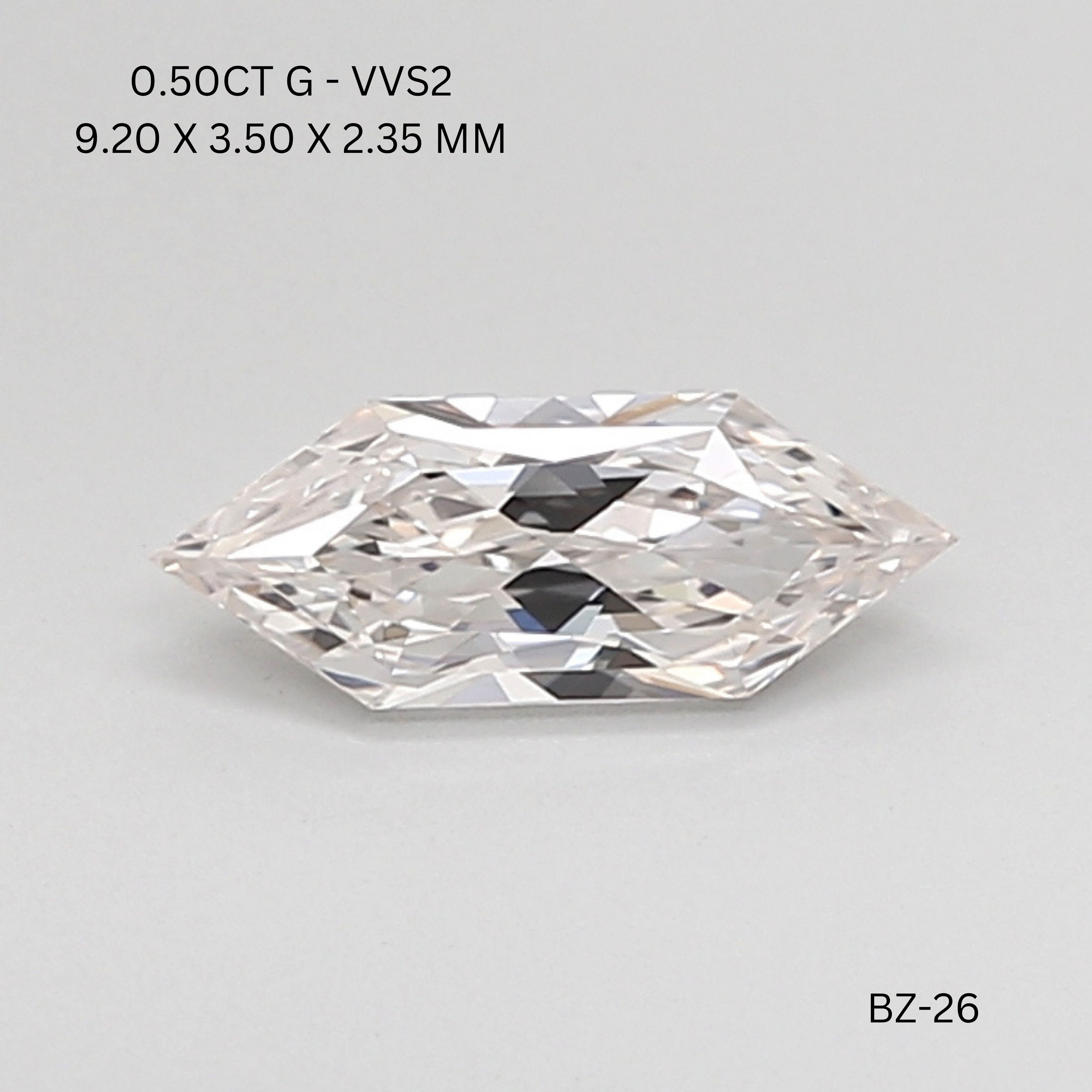 0.50ct Hexagonal G VVS2