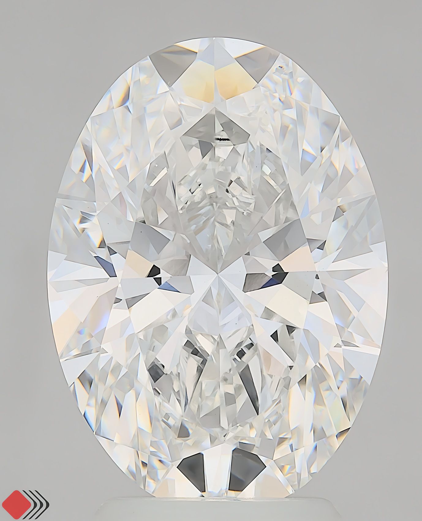 3.58 ct. oval Lab Grown Diamond front image
