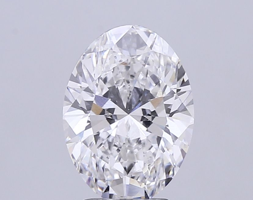 4.08 ct. oval Lab Grown Diamond front image