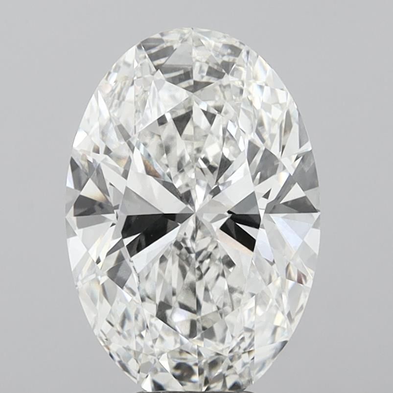 7.05 ct. oval Lab Grown Diamond front image