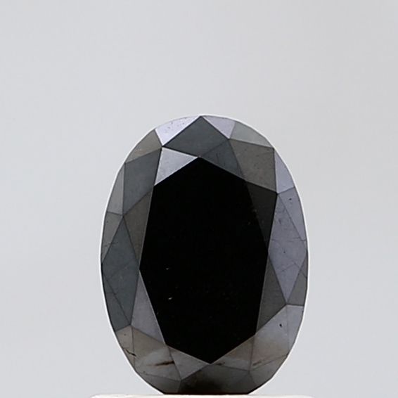 0.8 Carat Oval Diamond Black VS1