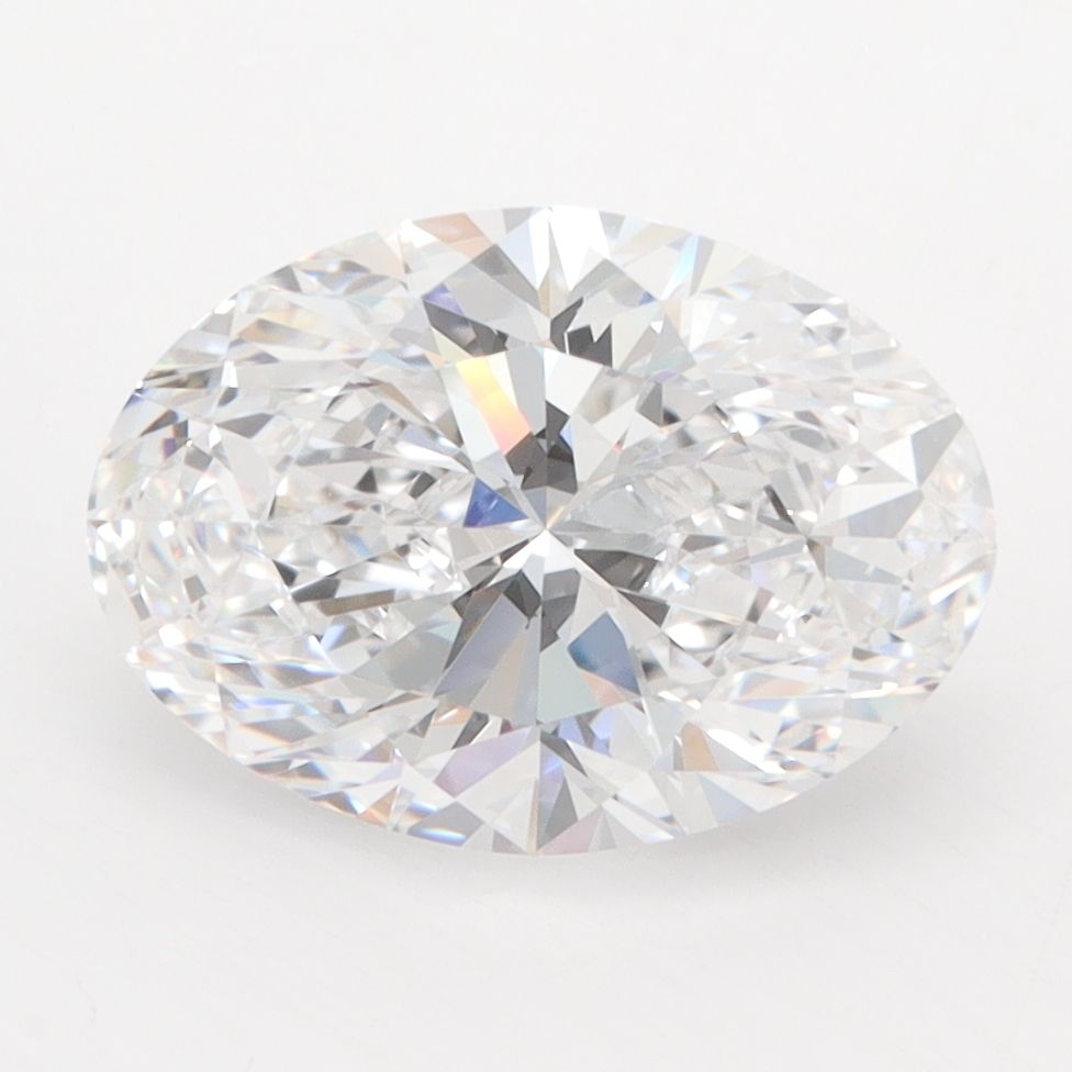 Diament LG owalny, 3 ct, D, IF