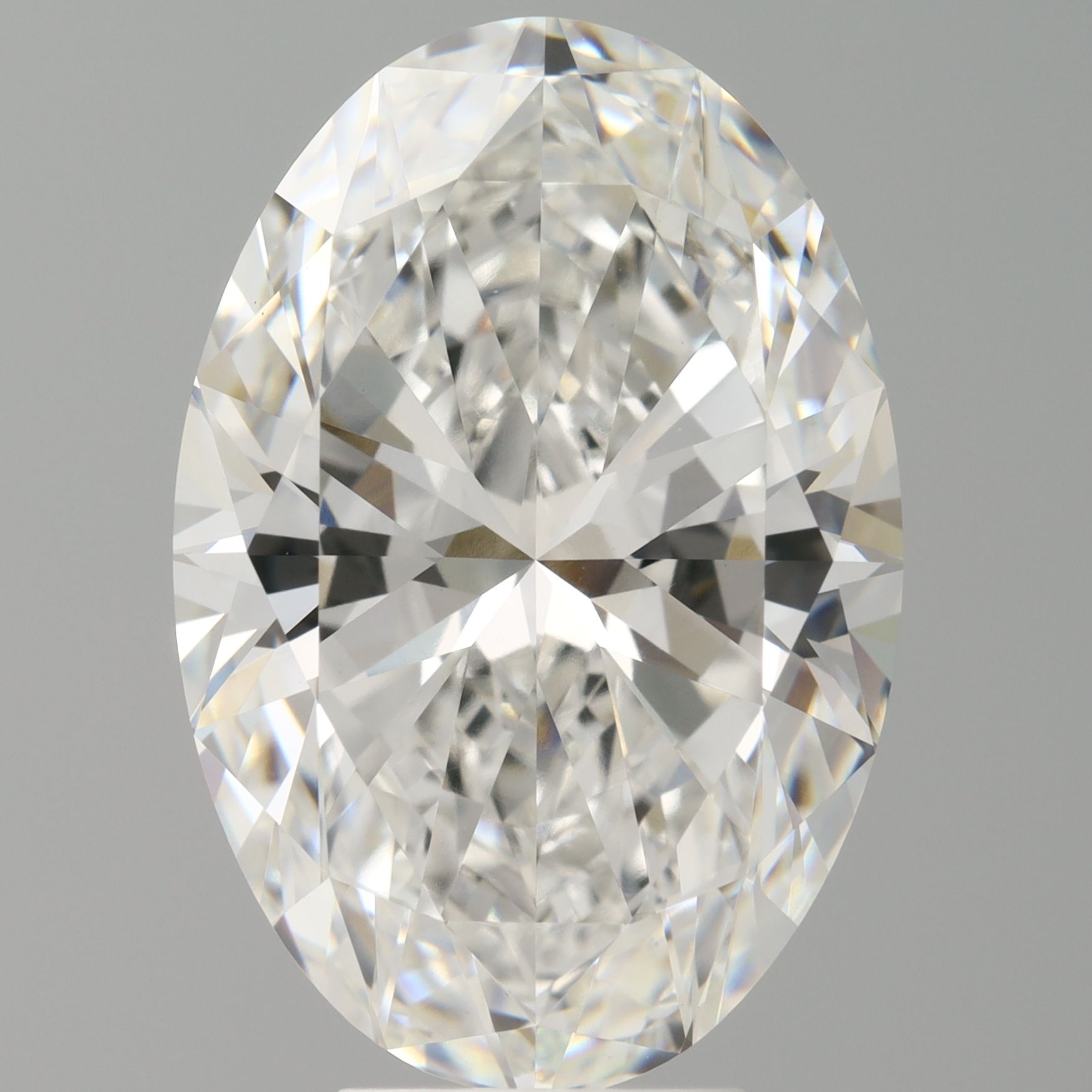 7.04 ct. oval Lab Grown Diamond front image