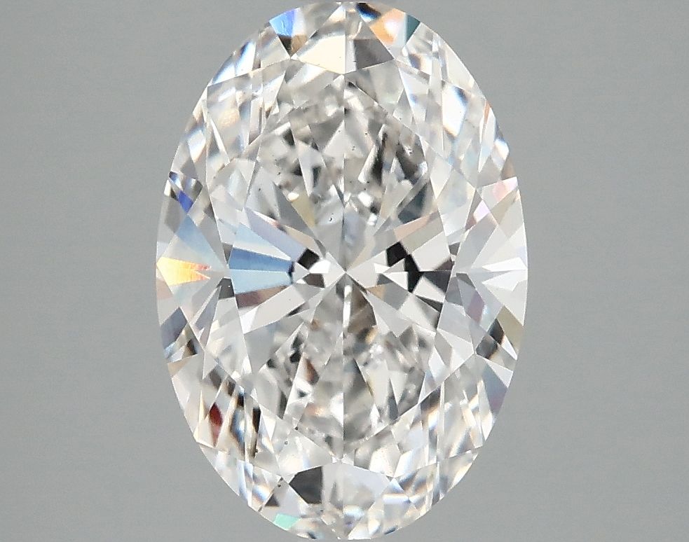 2.92 ct. oval Lab Grown Diamond front image