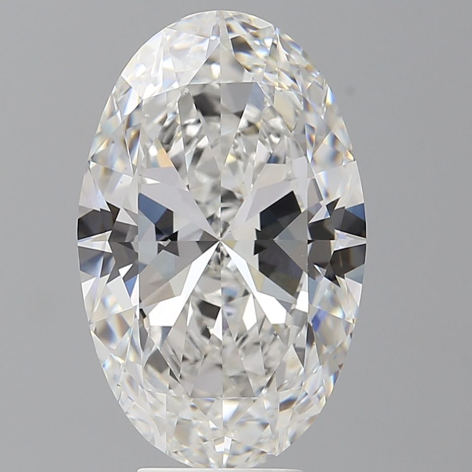 6.51 ct. oval Lab Grown Diamond front image