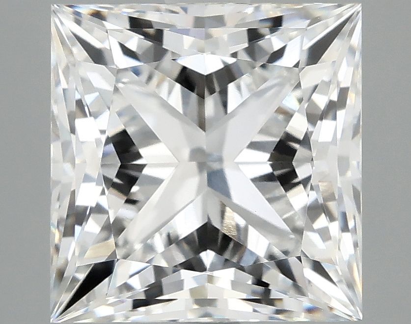 4.20 ct. princess Lab Grown Diamond front image
