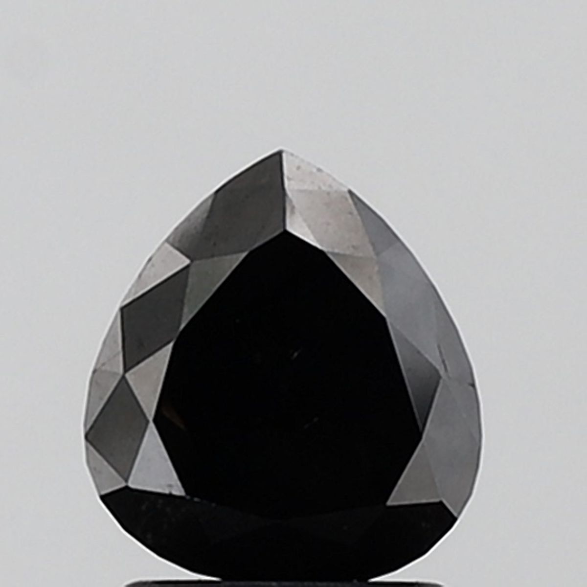 1.79 Carat Pear Diamond Black VVS2