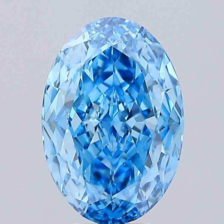 7.02 ct. oval Lab Grown Diamond front image