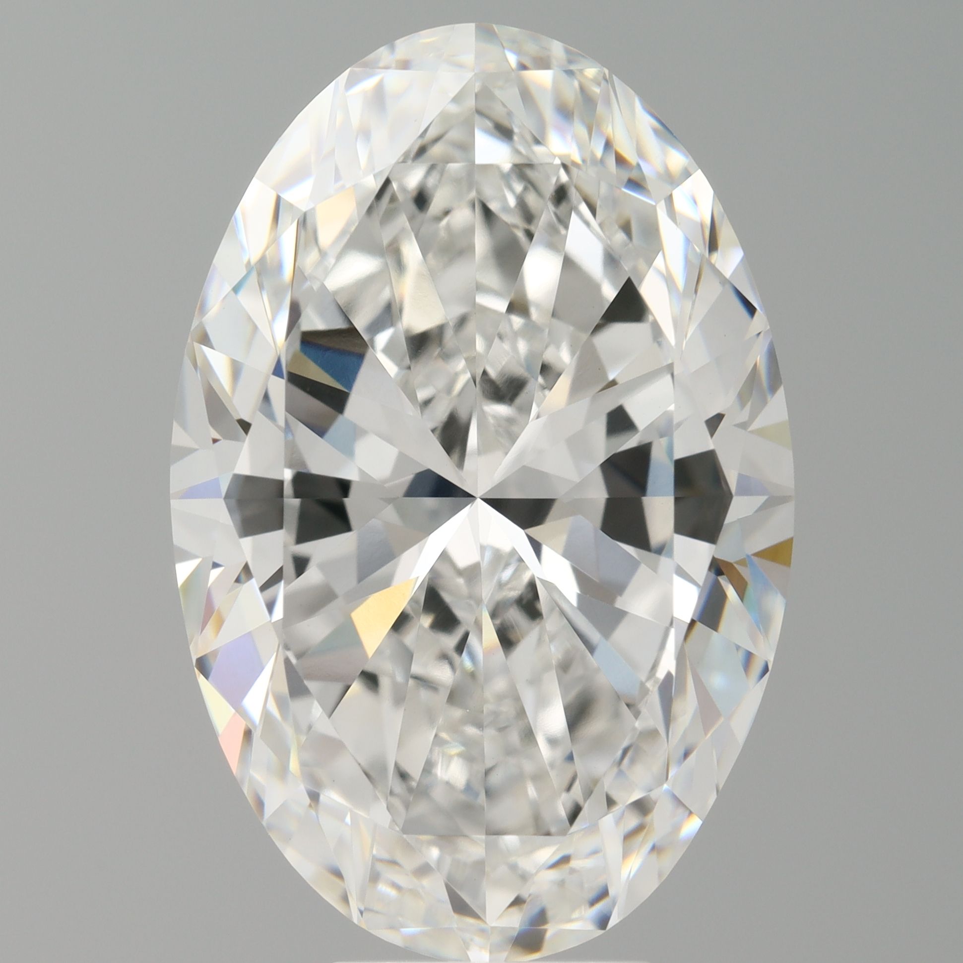 9.02 ct. oval Lab Grown Diamond front image