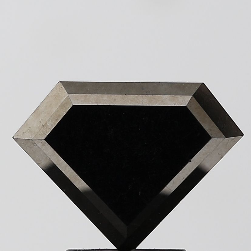 2.61 Carat Trilliant Diamond Black VVS2