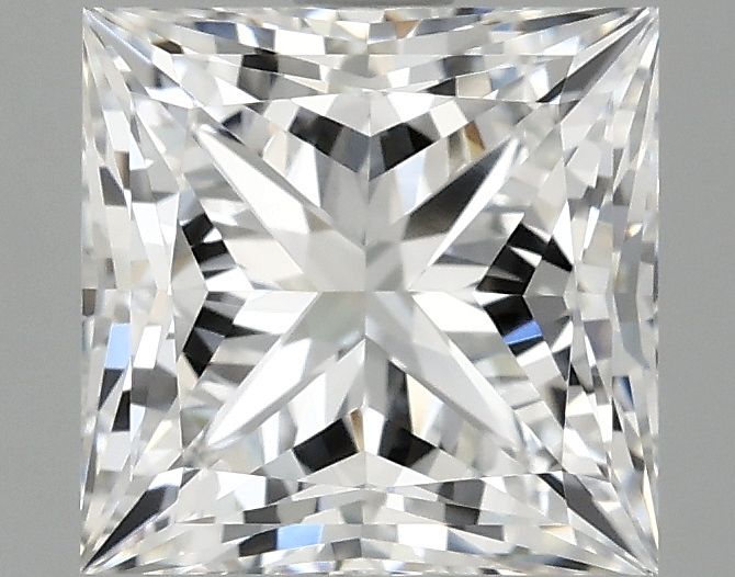 2.10 ct. princess Lab Grown Diamond front image