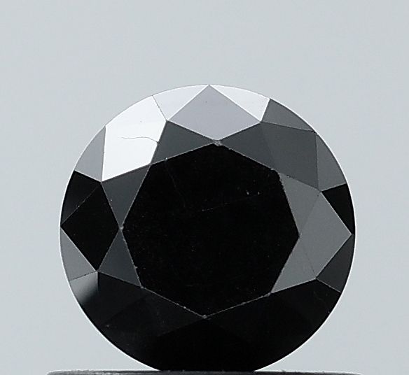 0.94 Carat Round Diamond Black VVS2