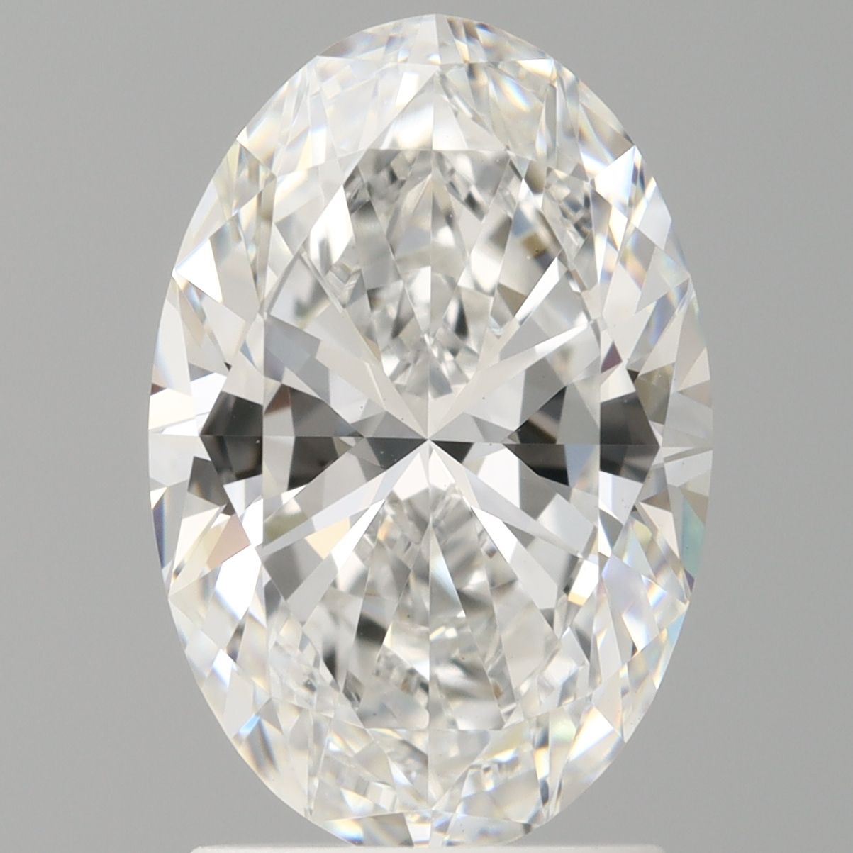 2.10 ct. oval Lab Grown Diamond front image