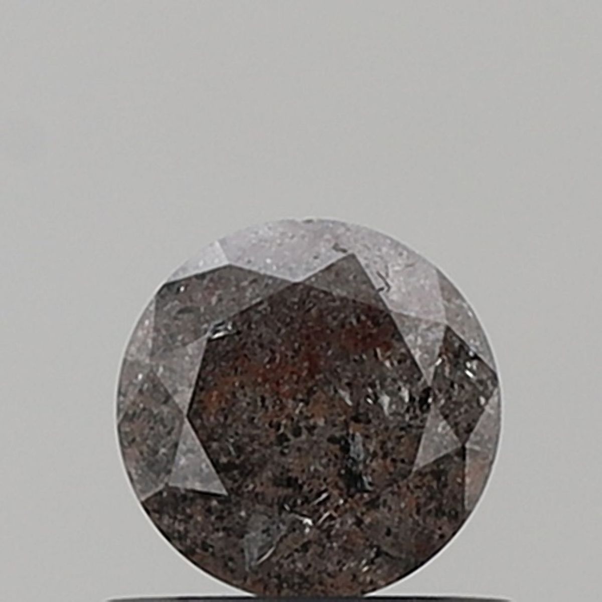 0.58 Carat Round Diamond Salt and Pepper VS2