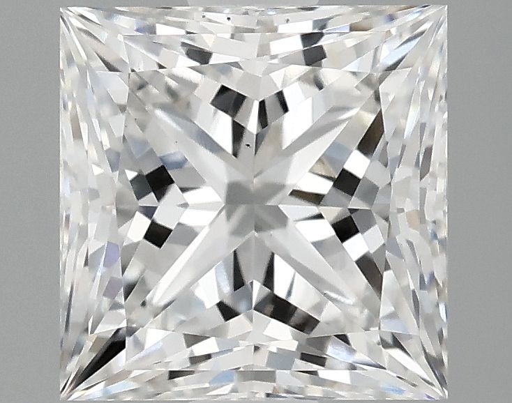2.10 ct. princess Lab Grown Diamond front image