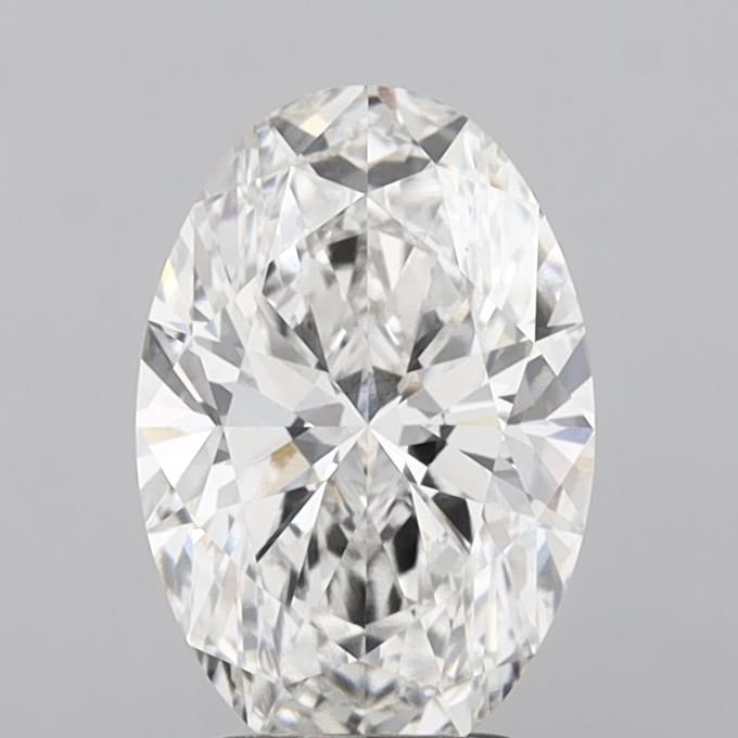 3.01 ct. oval Lab Grown Diamond front image