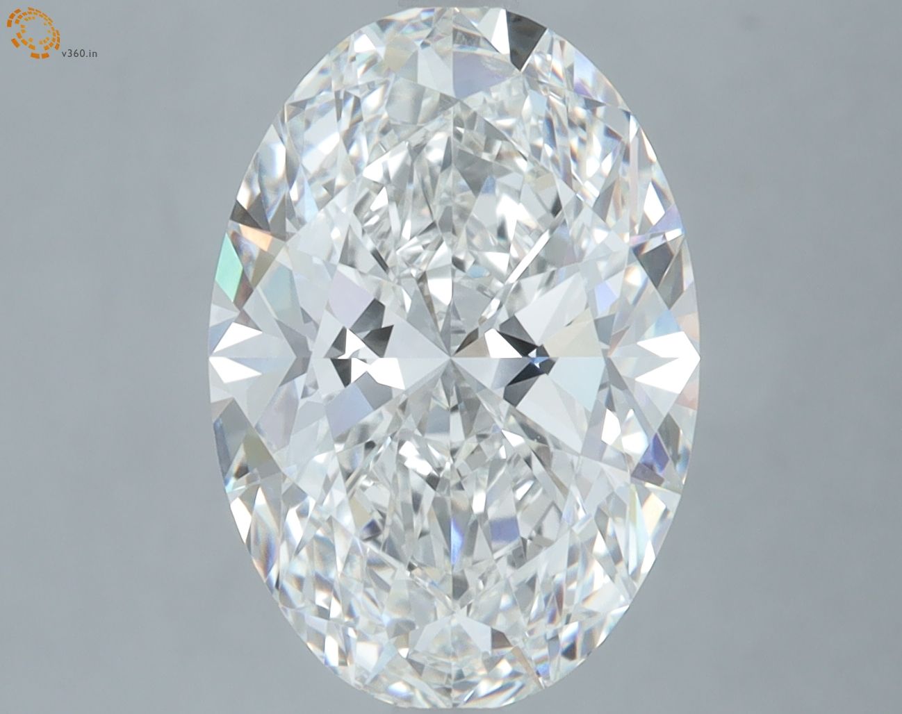 5.10 ct. oval Lab Grown Diamond front image