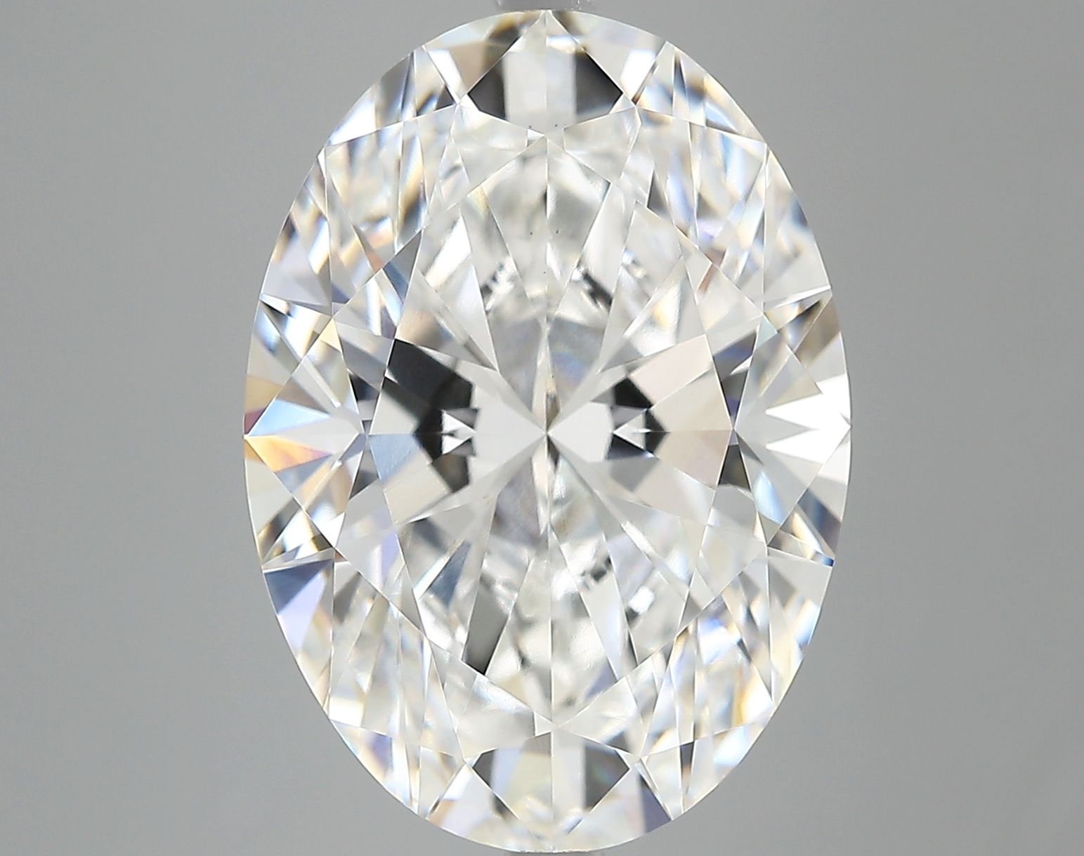 8.10 ct. oval Lab Grown Diamond front image