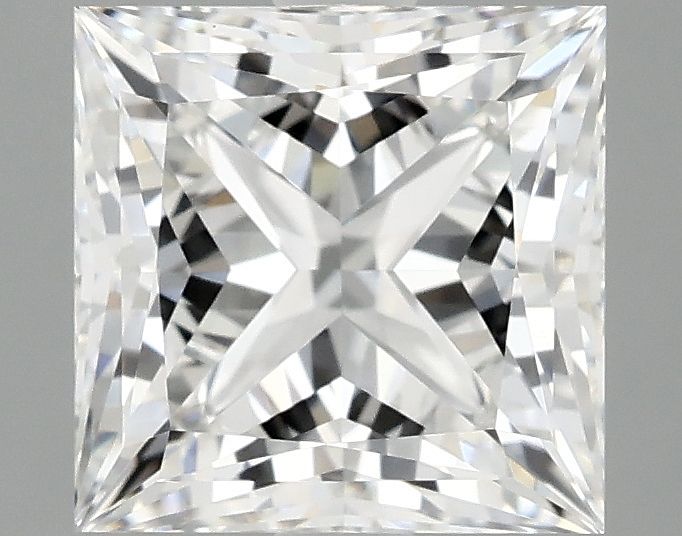 2.10 ct. princess Lab Grown Diamond front image