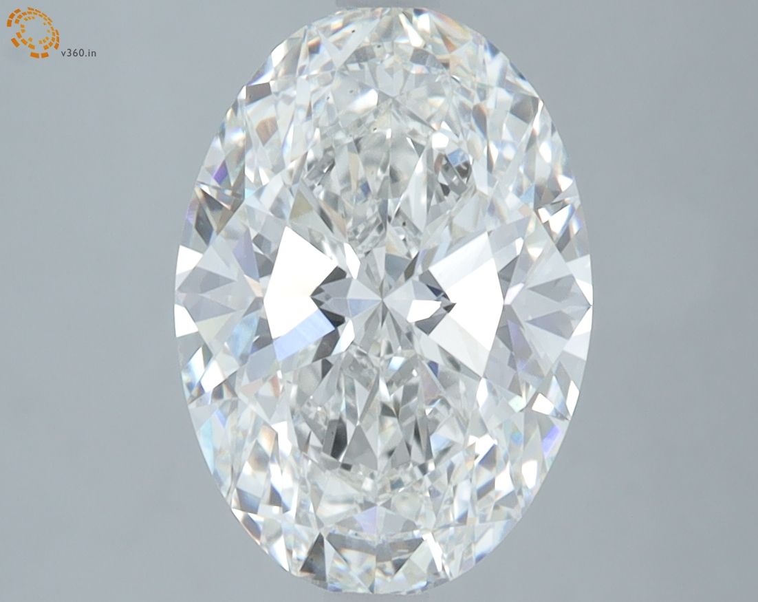 3.19 carat f VS2 EX Cut IGI oval diamond