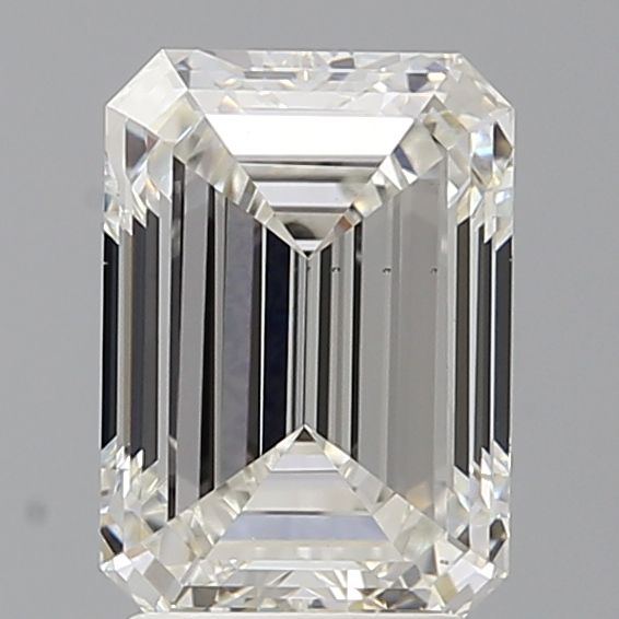 2.57 ct. emerald Lab Grown Diamond front image