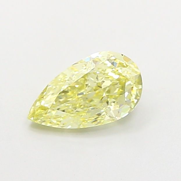 1 carat fancy yellow VS1 EX Cut IGI pear diamond