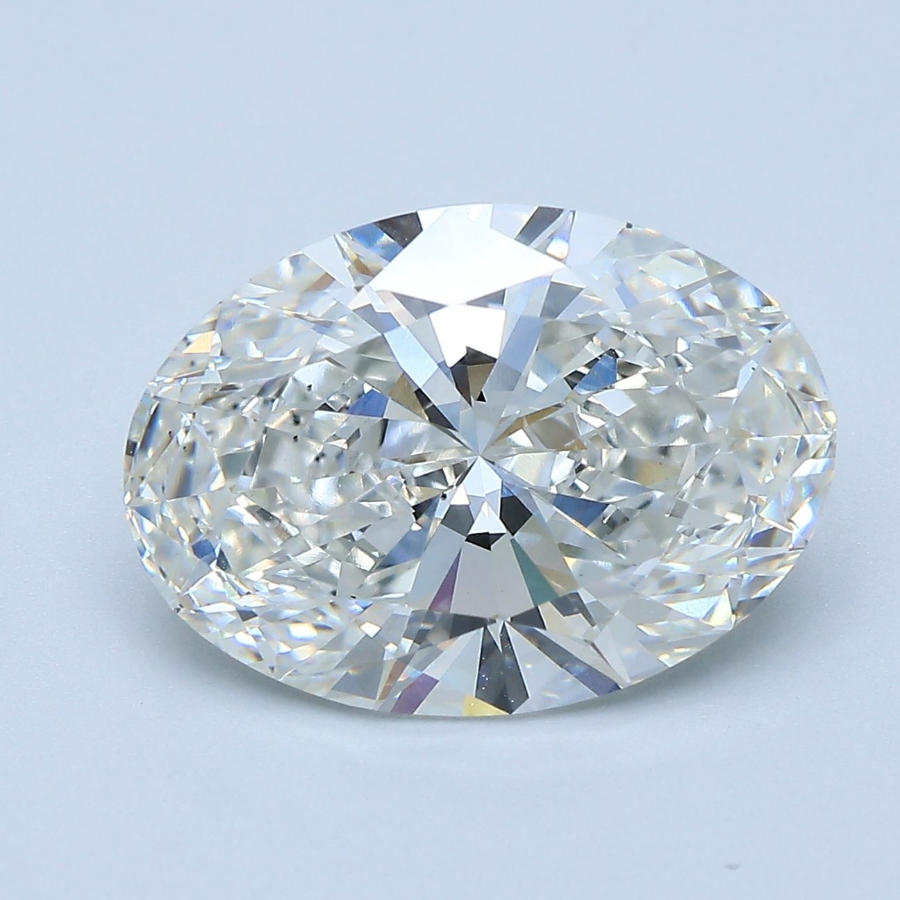 5.56 ct. oval Lab Grown Diamond front image