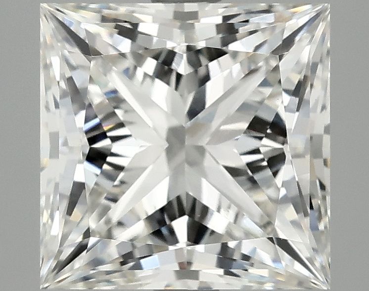 4.10 ct. princess Lab Grown Diamond front image