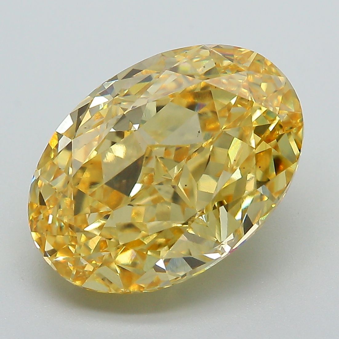7.18 ct. oval Lab Grown Diamond front image