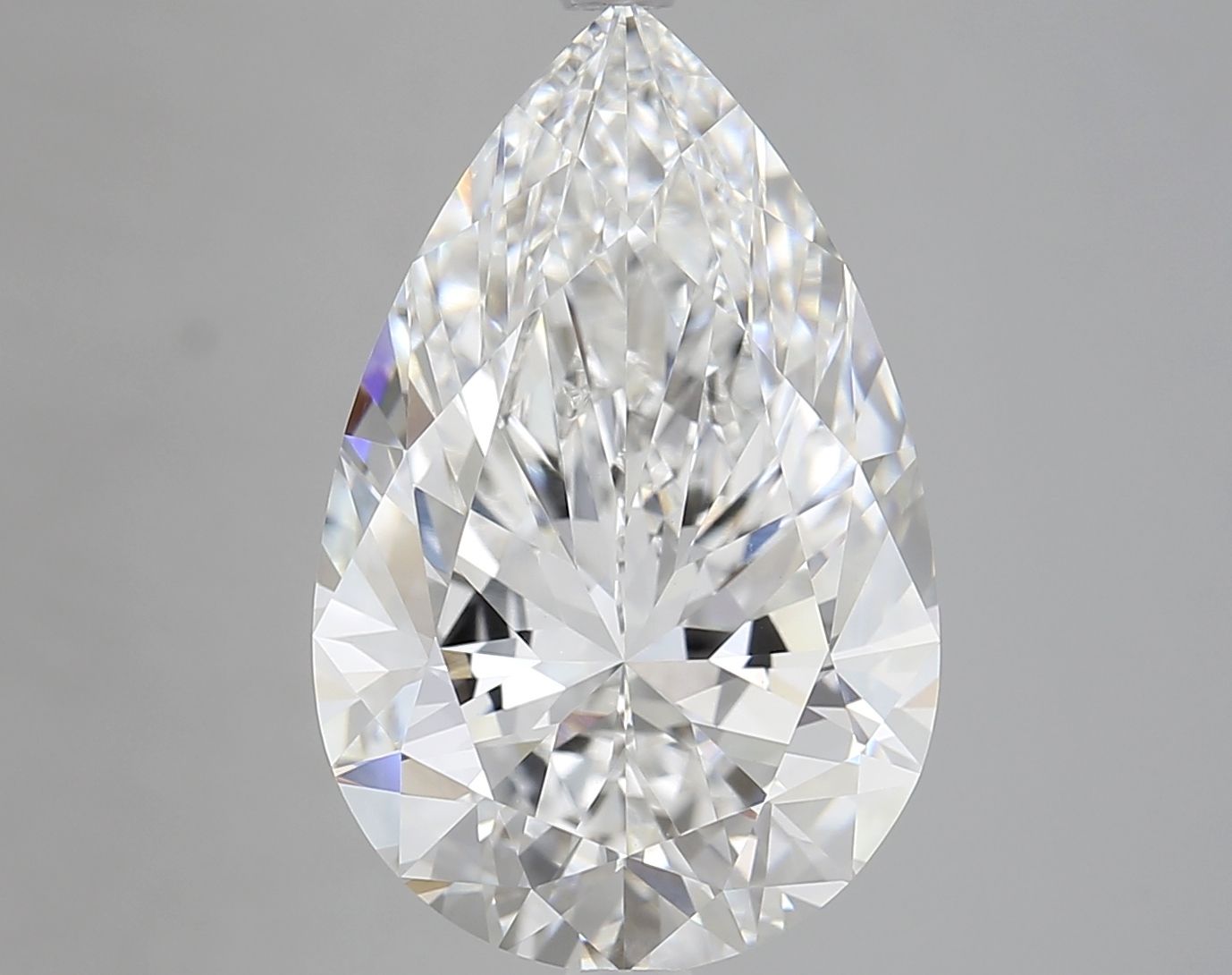 7.01 ct. pear Lab Grown Diamond front image
