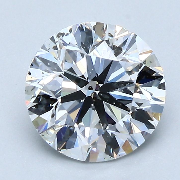 2 Carat Round Diamond D SI2