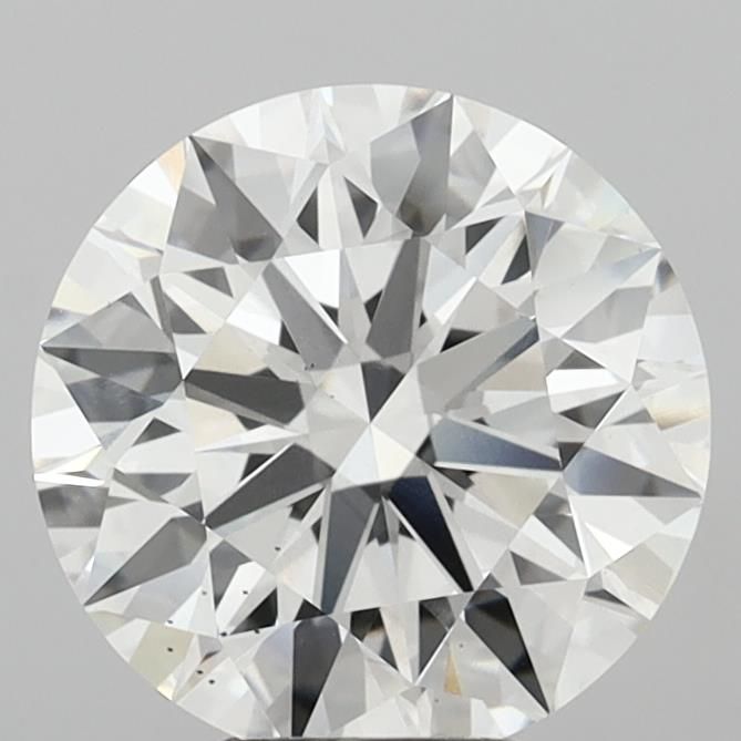 6.04 ct. round Lab Grown Diamond front image