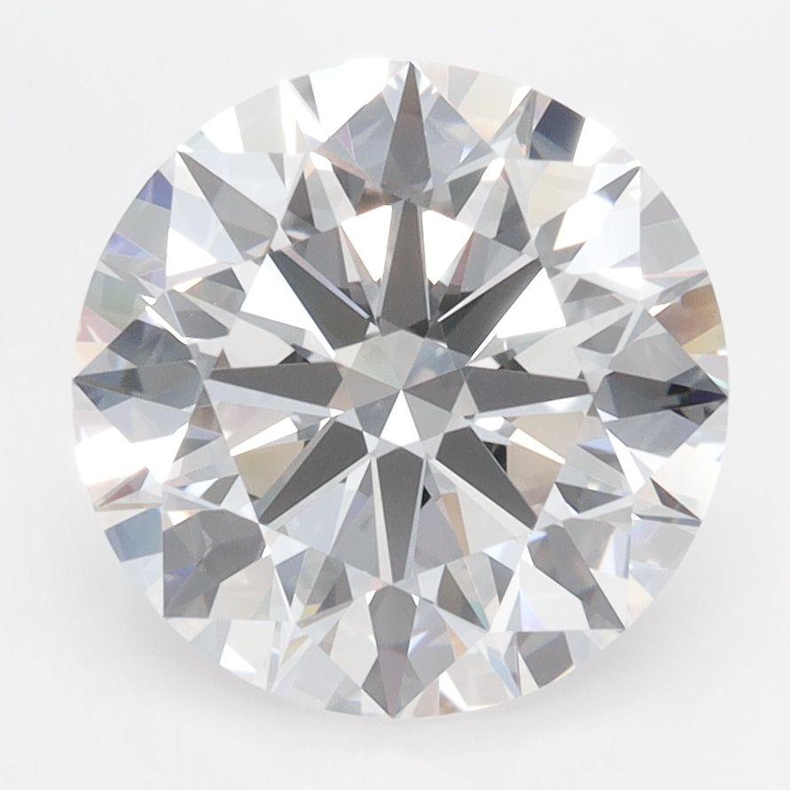 Diament LG okrągły, 3.95 ct, D, IF, szlif ID