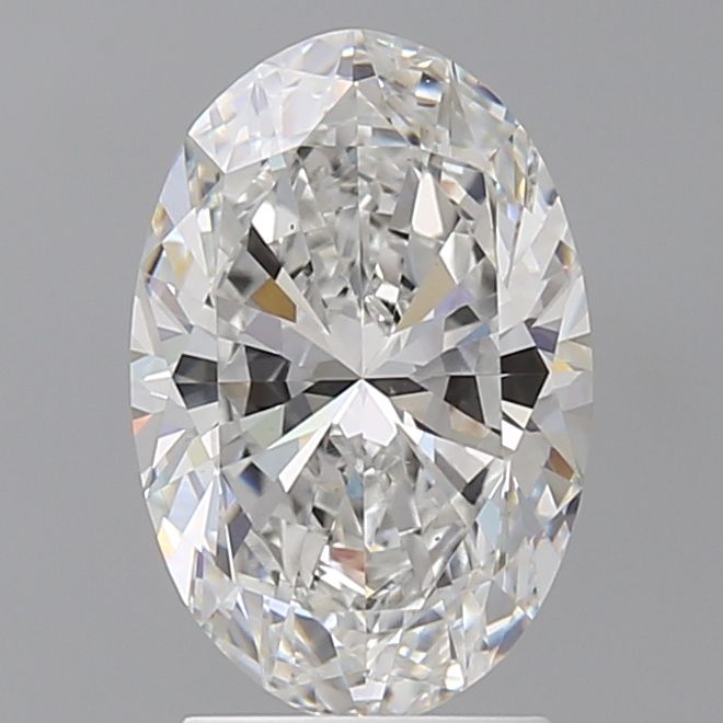 2.57 ct. oval Lab Grown Diamond front image