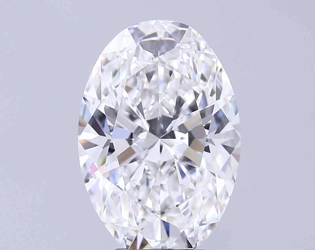 6.09 ct. oval Lab Grown Diamond front image