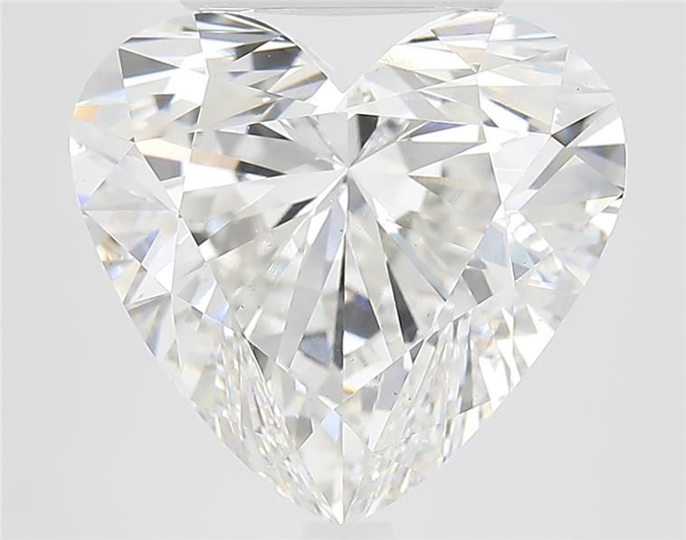 7.82 ct. heart Lab Grown Diamond front image